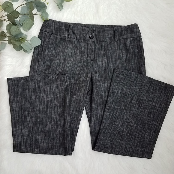 Sandro Pants - SANDRO Cropped Wide Legged Pants Flair Black 8